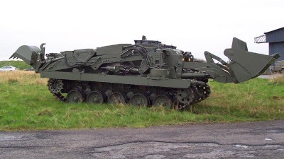 영국군의 공병 전차...Terrier CEV