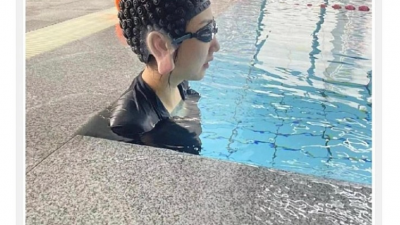 어중이 떠중이 수영모