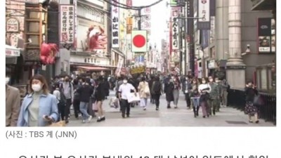 코로나가 심각하게 진행중인 오사카 근황