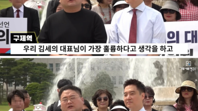 폭로직전 김세의 최고위원 출마를 지지했던 구제역