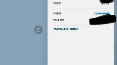 아내에게 성과금 1700만원 입금하고 욕먹는 퐁퐁남