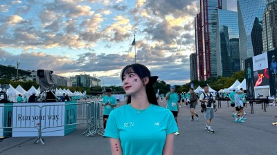 처음으로 10km 마라톤 뛴 김한나 치어리더 인스타