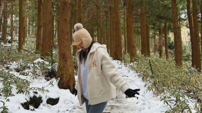 전은비 한라산 정상
