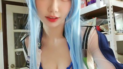     수련수련 마이부 코스프레 합방 가슴골 파티