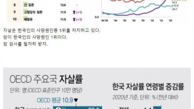 자살률 NO.1  코리아