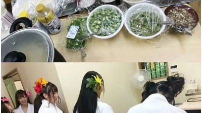 AV 촬영후 식사