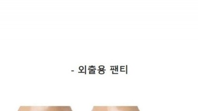 집 외출용 팬티까 따로 있는 여자들