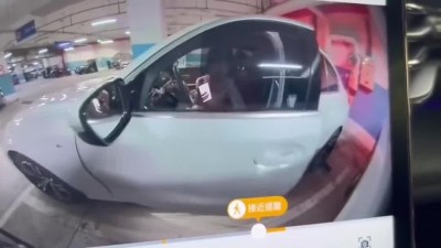 주차 후 옆차 문을 치고 그냥 가버린 여자