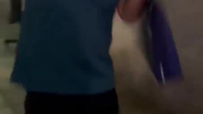 엽기아저씨한테 시비 걸다 맞은 여자.mp4