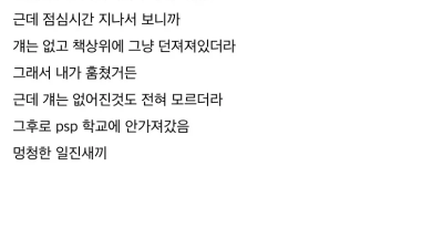 일진 게임기 훔처간 찐따
