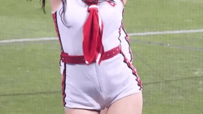 치어리더 김진아 시원한 겨드랑이