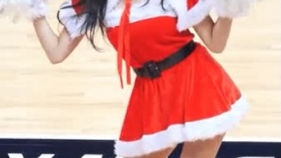 산타복 입은 치어리더 안지현