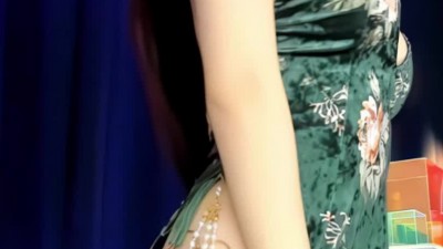 민지유 옆트임 차이니즈 드레스 꿀벅지 알가슴