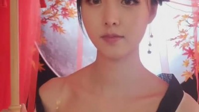 모델 김가온 슬랜더 몸매 입어주는 기모노