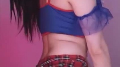 백설공주 코스프레 한 기립근 GOAT 명아츄 빨간 허벅지끈