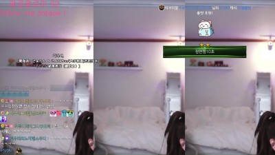 자주색 탱크탑에 흰 핫팬츠 입은 겨우디 몸매