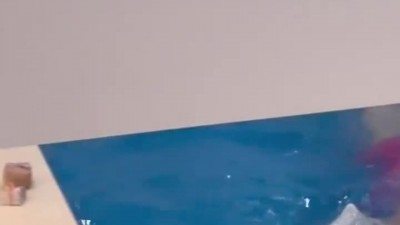 김진아 개구리수영