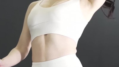 모델 홍지은 스포츠 브라 나무꾼이 다녀간 레깅스