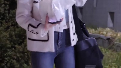 이주은 치어리더 퇴근길 사복 청바지핏