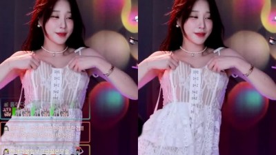 약후 한갱 자꾸 흘러내리는 씨스루 코르셋