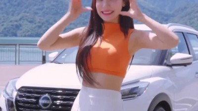 대만에서 자동차 광고 찍었다는 이다혜 치어리더 .mp4