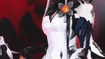 코스프레]나리?? 명일방주(시빌라이트 에테르나 코스프레) 구멍틈 가슴골