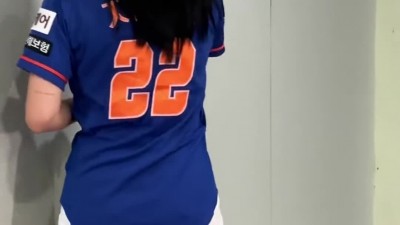 어제자 하지원 한화 치어리더 .mp4