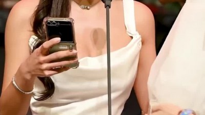 은유화 SOOP 스트리머 대상 흰 드레스 실물 미모