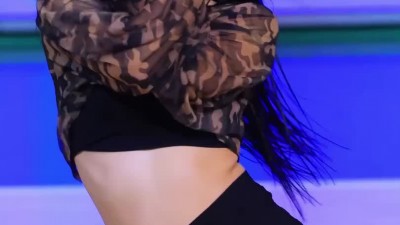 우수한 치어리더 망사 크롭 상의 속 블랙 끈나시