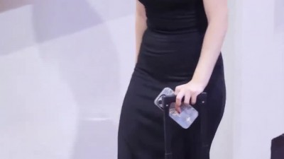 치어리더 하지원 퇴근길 검정 동탄룩 육덕진 골반 엉덩이