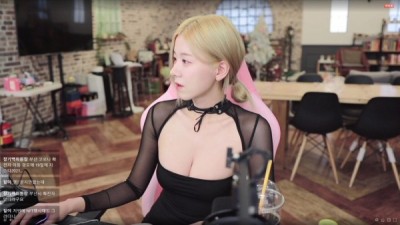 나리땅야릇한망사슴골파인의상섹시어필