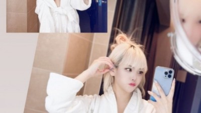 퀸다미의샤워가운입고꼴릿하게글래머스한미드노출