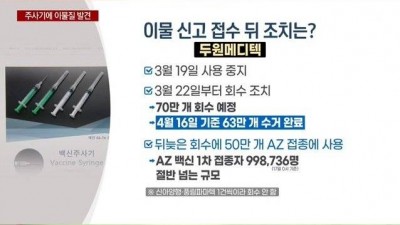  K-주사기 근황