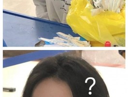 코로나 검사받다 이슈된 중녀