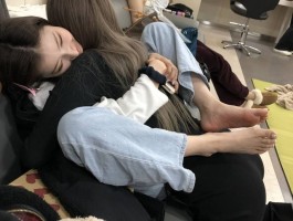 미나가 너무 좋은 사나